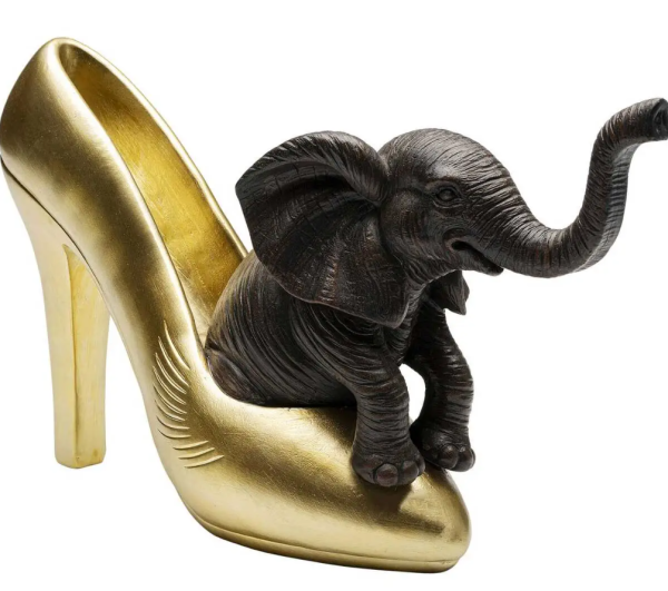 Deko Figur Elephant Shoe 34cm